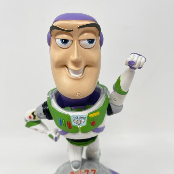 Disney Pixar Bobble Dobbles Toy Story Buzz Lightyear 7" Bobblehead MISSING WINGS - Picture 2 of 9